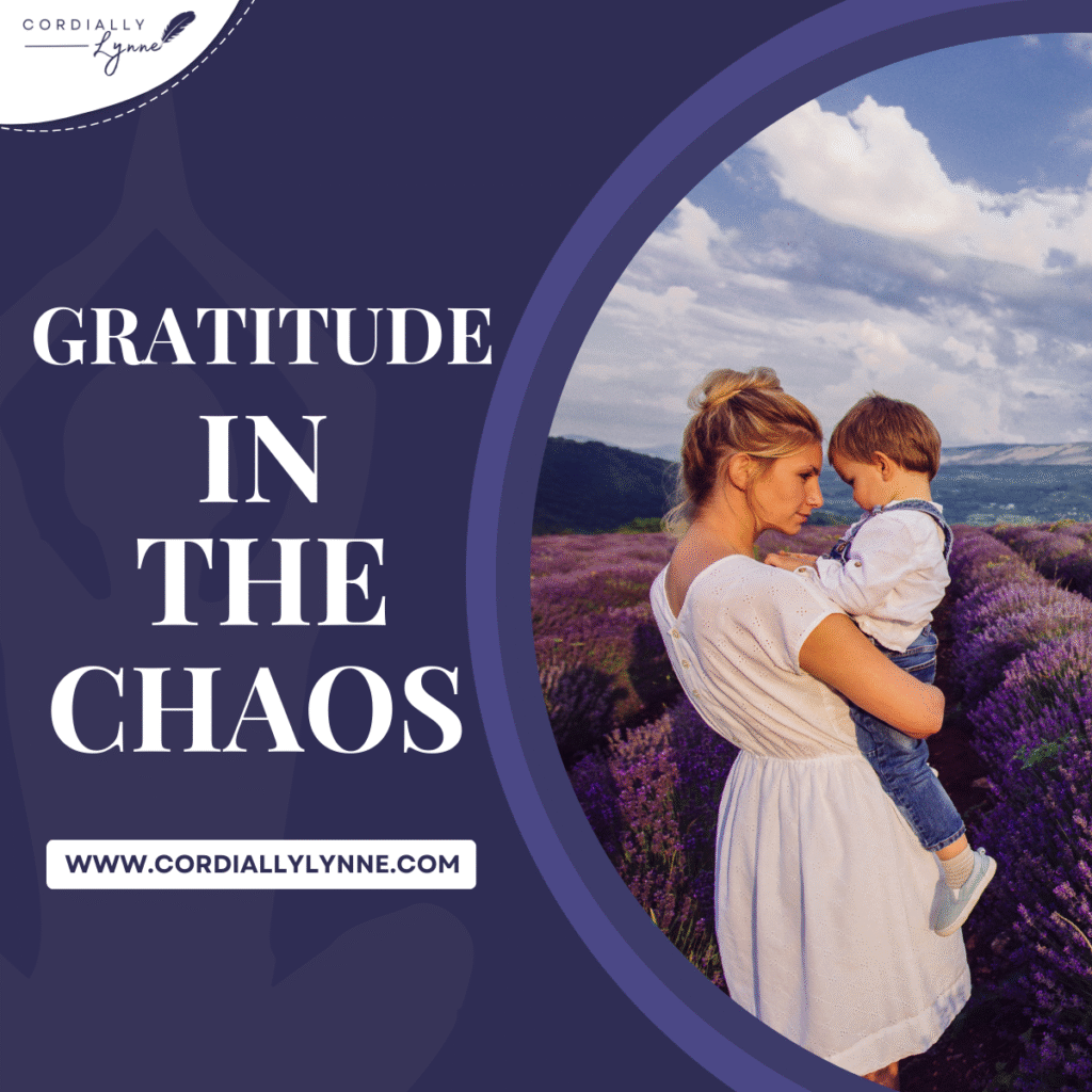 Gratitude in the Chaos: Finding Calm and Connection in Motherhood
